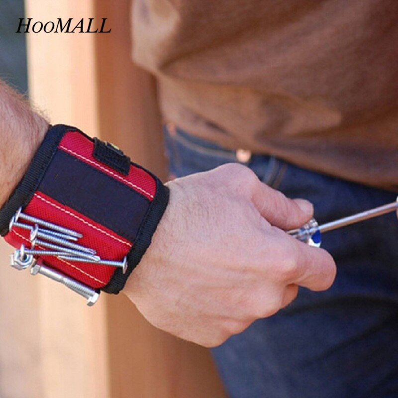 Hoomall ׳ƽ  縦   ڼ  帱 Ʈ       ڵ  濡   Ϻ /Hoomall Magnetic Wristband Strong Magnets Holding Screws Nails Drill Bi
